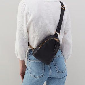 Hobo Fern Sling bag black leather
